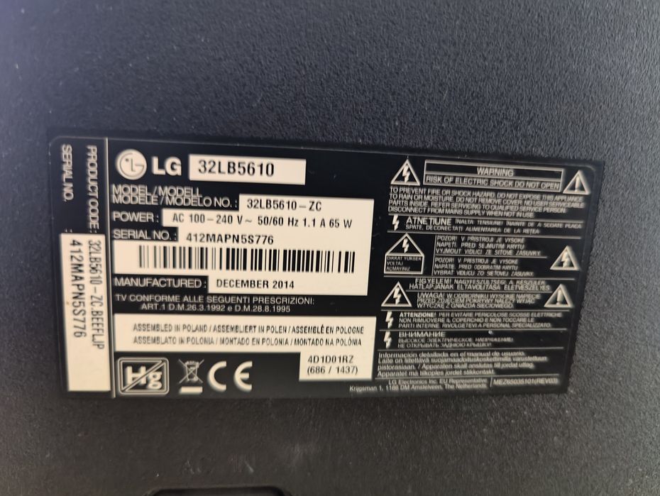 Telewizor LG32L85610