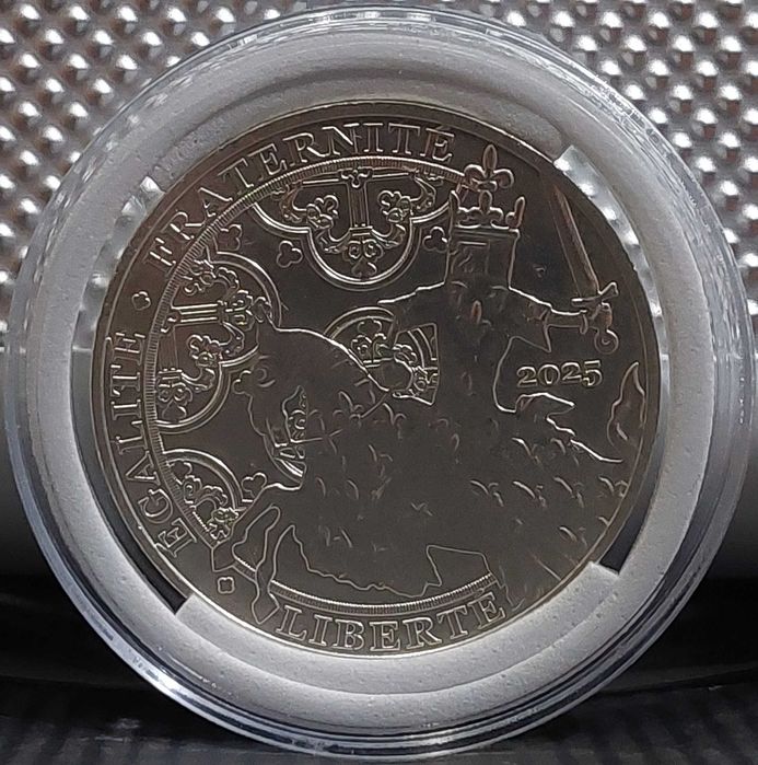 Moeda 20 € Prata - "Ouros de França - O Franco a Cavalo"