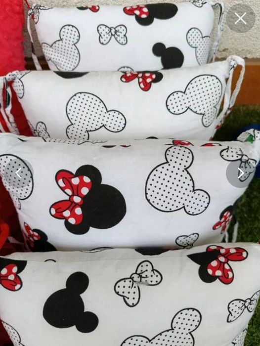 Ochraniacze poduszki modułowe do łóżeczka 8 sztuk