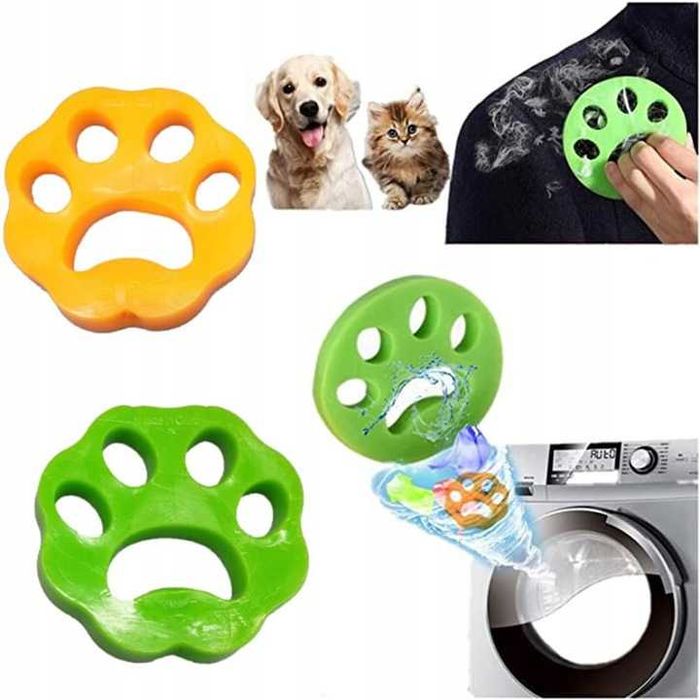 Łapka do usuwania sierści w praniu psy