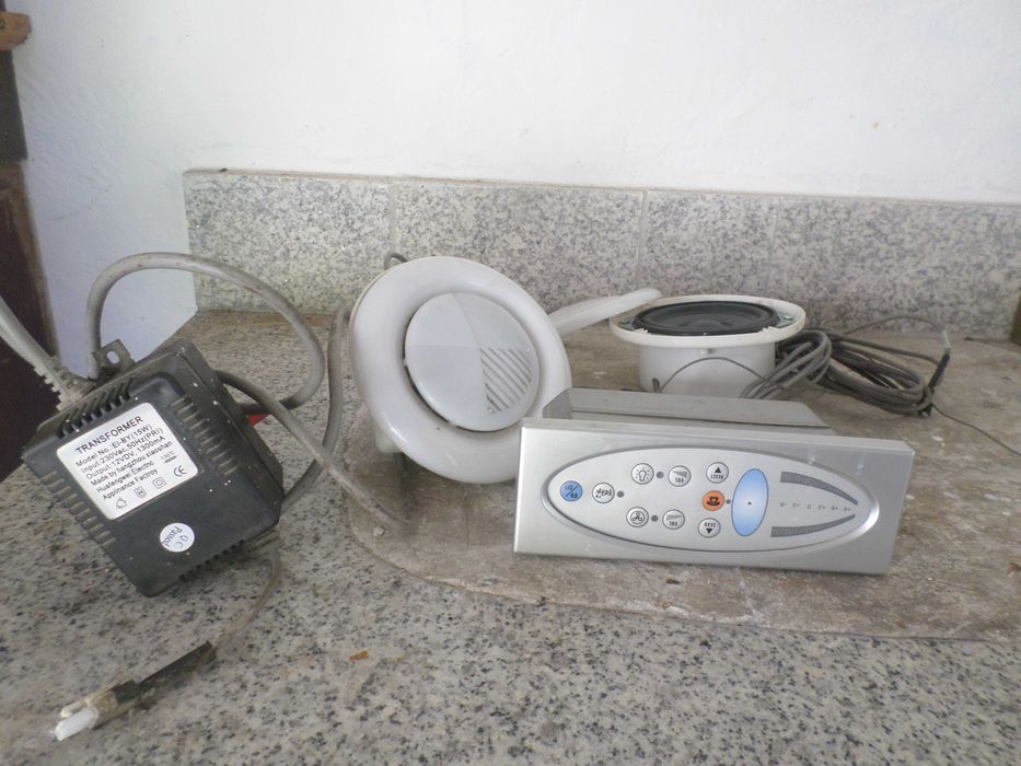radio com transformador para duche