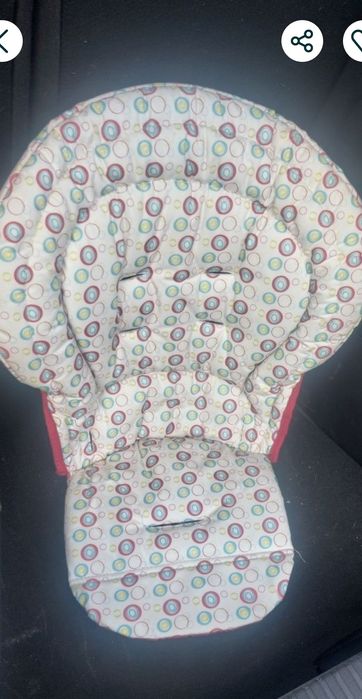 Forro Cadeira Refeiçao chicco Progress5 Relax Polly2 Start Usado