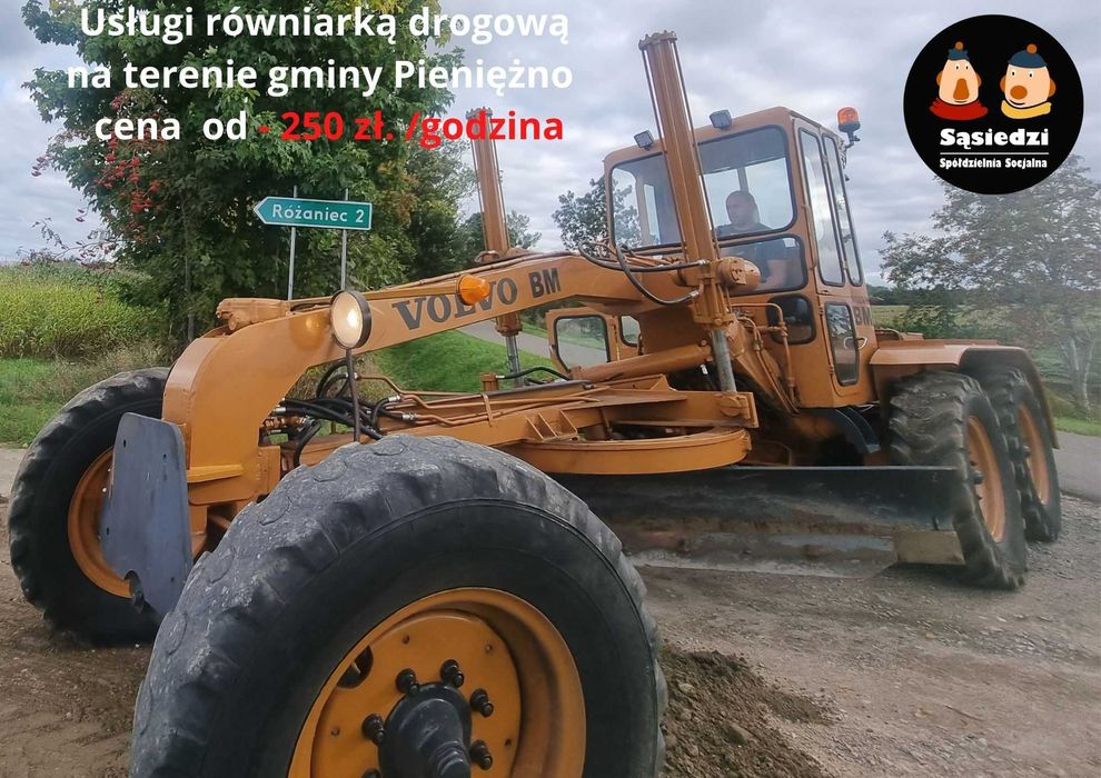 Usługi koparkami i sprzętem budowlanym z operatorem – Pieniężno i okol