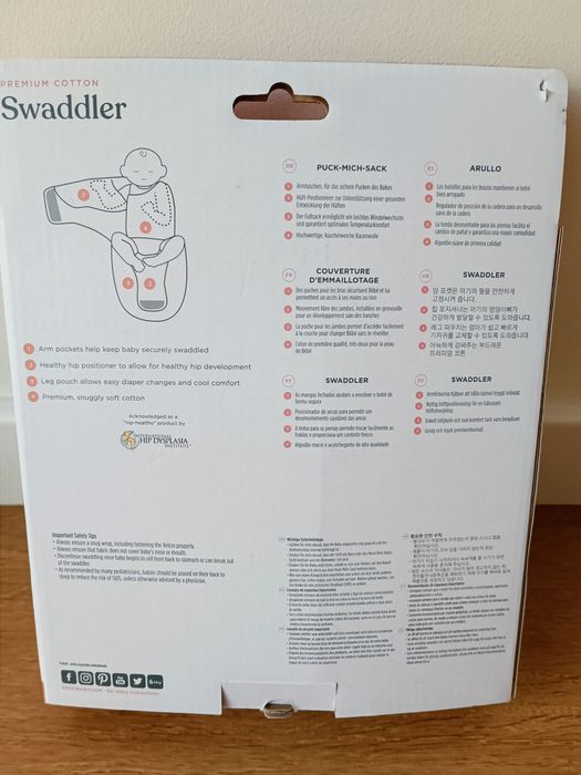 Swaddler Ergobaby 0-3 meses (novo)