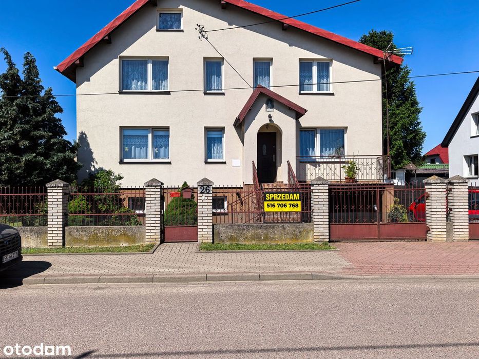 Dom 190 m² | 8 pokoi | Garaż na 2 auta | Potencjał inwestycyjny