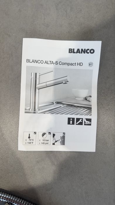 Blanco bateria stal nierdzewna Alta-S compact