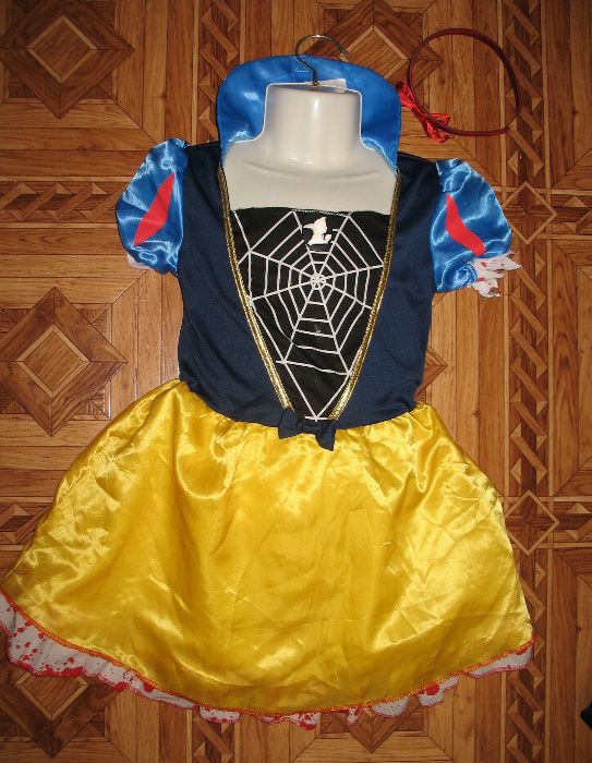 платье на Хэллоуин Белоснежки на 5-7 лет сукня на хелловін