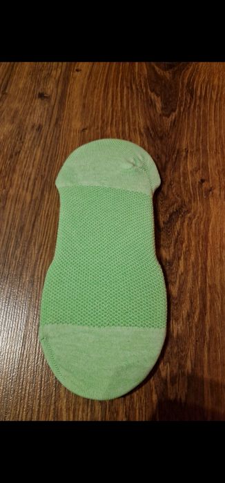 Zielone stopki, skarpetki