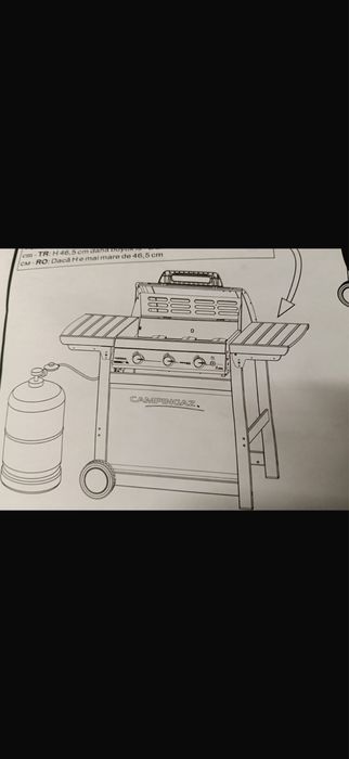 Grill gazowy Adelaide 3 Woody L BBQ 300 Campingaz