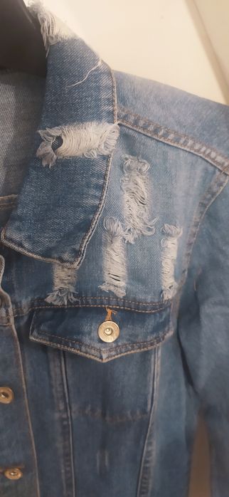 Nowa długa jeansowa katana