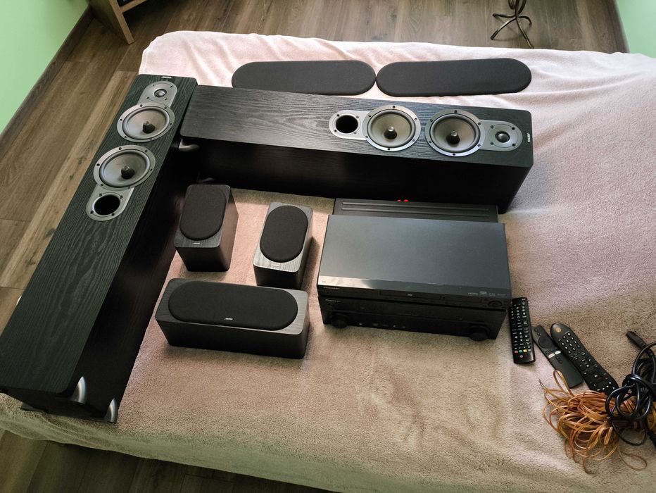 Zestaw DVD Pioneer+ głośniki.
