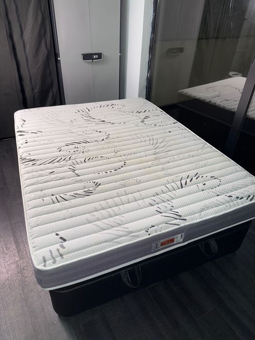 Conjunto Canapé 195x140 + Colchão Visco/Látex