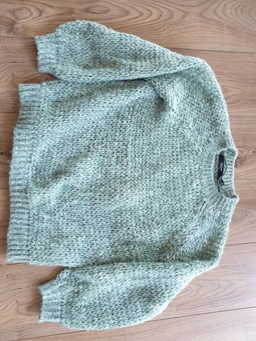 Sweter ciążowy zielony