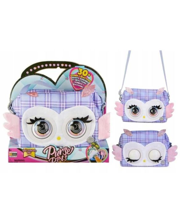 Purse Pets Interaktywna Torebka Sowa HOOT COUTURE