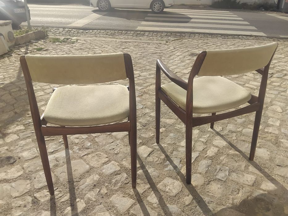 Cadeiras vintage em pau santo