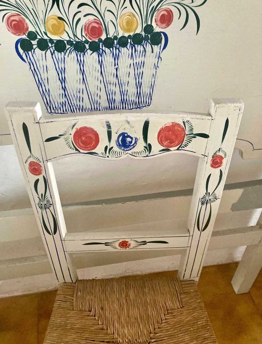 Magnífico conjunto de mobília de quarto tradicional alentejana - original