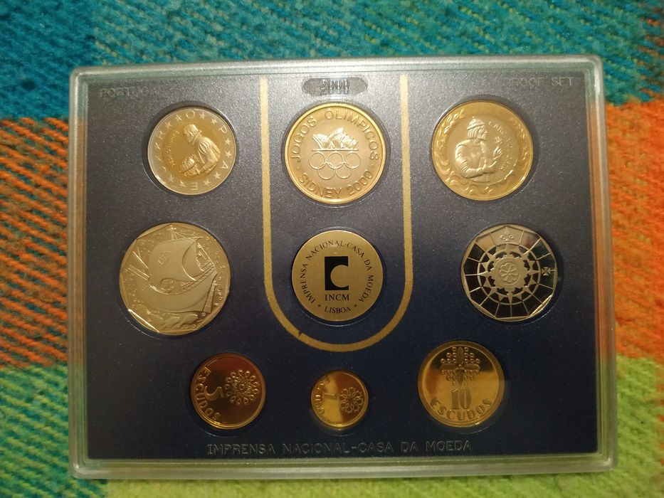 Portugal - série de moedas proof de 2000