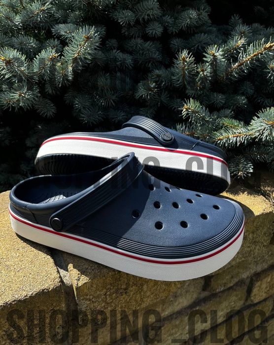 Крокси Сабо Crocs Off Court Clog Унісекс Crocs Clog Крокси Сабо Унісекс Off Court Clog Navy/Grey/Bone
