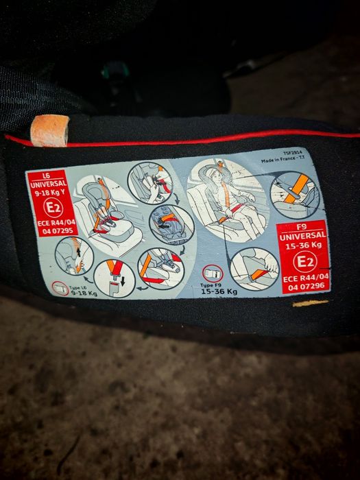 Fotelik samochodowy Ferrari 9-36