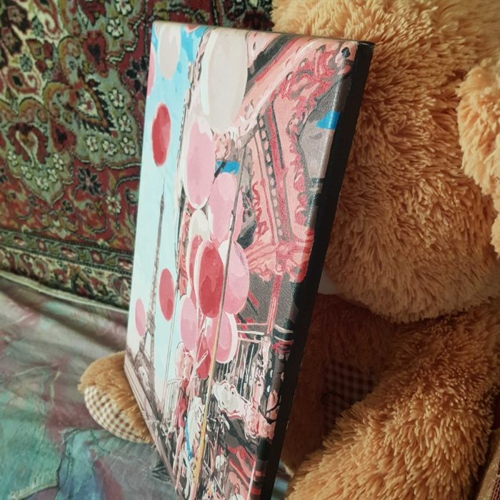 Настенная Картина Красками По Номерам На Холсте "Париж"