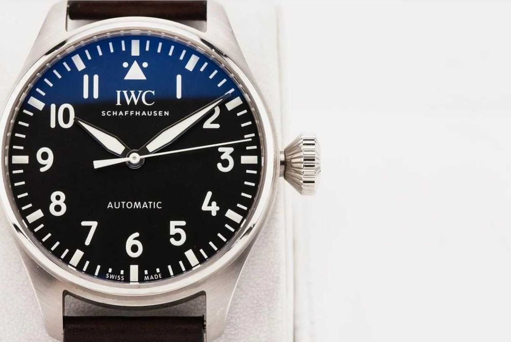 Годинник автоматичний IWC Big Pilot Watch 43 Black Dial IW329301