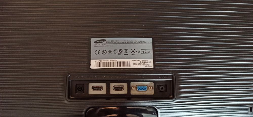 Monitor Samsung SyncMaster BX2231 LED