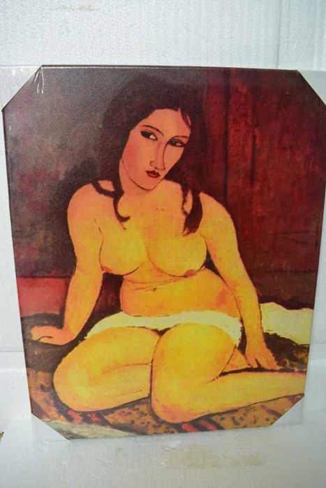 ,,Brunetka Odalisque ''-  F. Bouchera - 1745,reprodukcja .