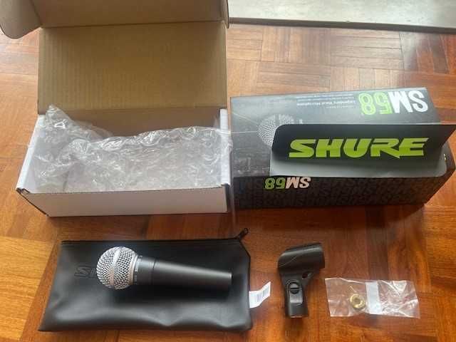 Microfone Shure SM58 Novo Sem uso