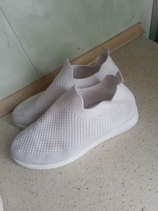 Buty damskie białe używane rozmiar 39 wkładka 24,5cm