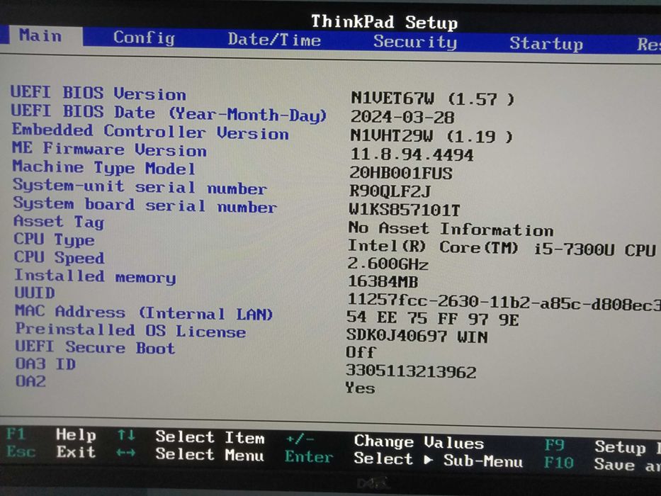 Материнська плата Lenovo ThinkPad P51s / T570 (i5 Nvidia) Охолодження