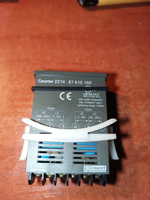 Licznik godzin pracy LCD 6-cyfrowy Crouzet