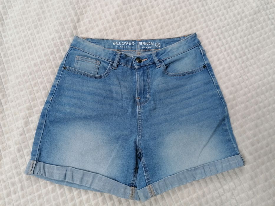 Szorty damskie Bermudy mid waist Pepco rozmiar 36