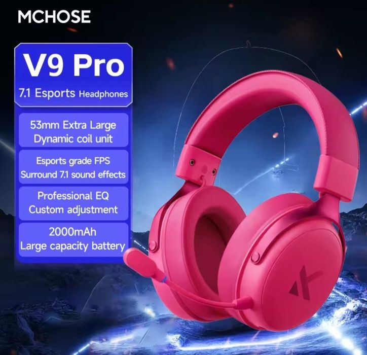 Безпровідні ігрові навушники Mchose v9 pro