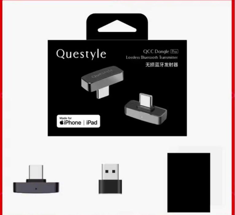 Адаптер Questyle QCC Dongle Pro - Bluetooth-передавач для Hi‑Res аудіо