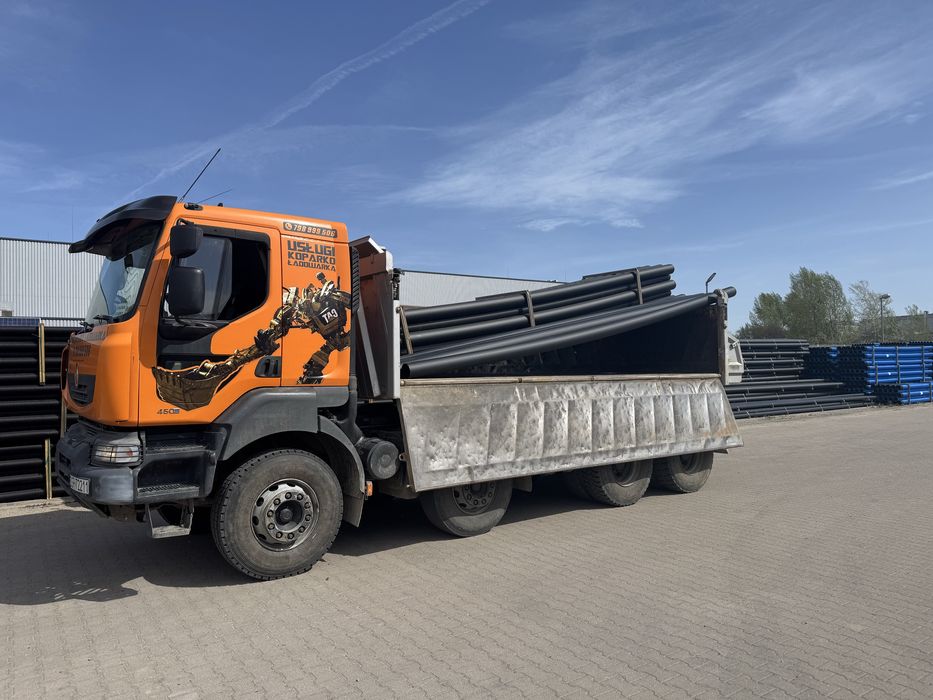 Usługi transportowe HDS. Transport i sprzedaz kruszyw.