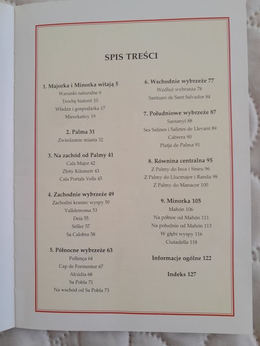 Przewodnik i mapa " Majorka I Minorka"