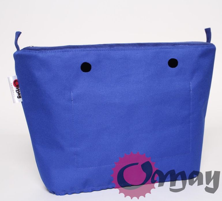 organizer OBAG STANDARD ekozamsz kobalt chabrowy 2 kieszenie OMAY.PL