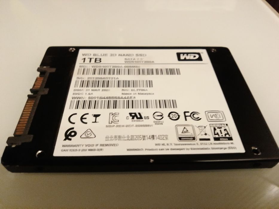 SSD SATA 2,5" 1TB Western Digital