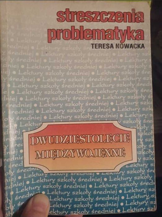 Komplet opracowań (5) streszczenia problematyka Nowacka