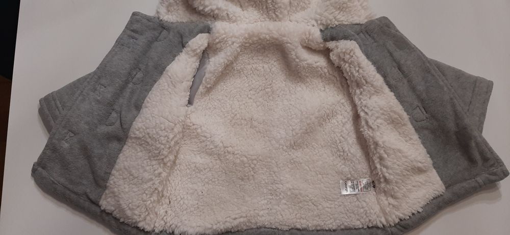 George polarowy płaszczyk z kożuszkiem 6-9m