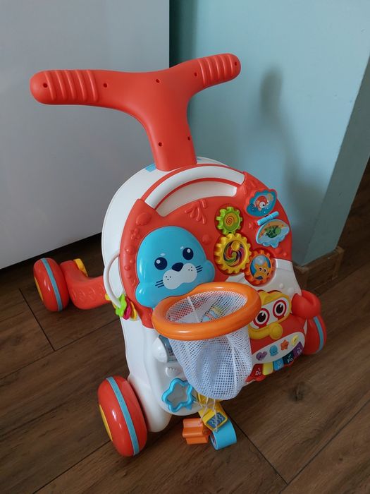 Chodzik pchacz zabawka stolik krab jak nowy