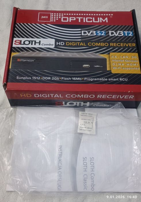 Tuner satelitarny Opticum Sloth