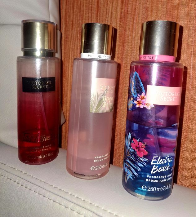 Zestaw 3 mgiełek Victoria  Secret | Electric Beach, Bright Palm, Total Attraction