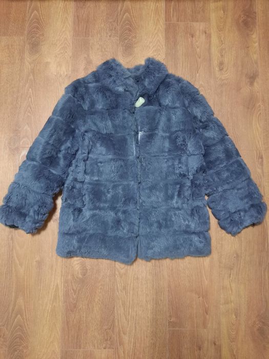 Натуральна шуба з швейцарського кролика