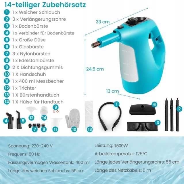 Myjka parowa ręczna