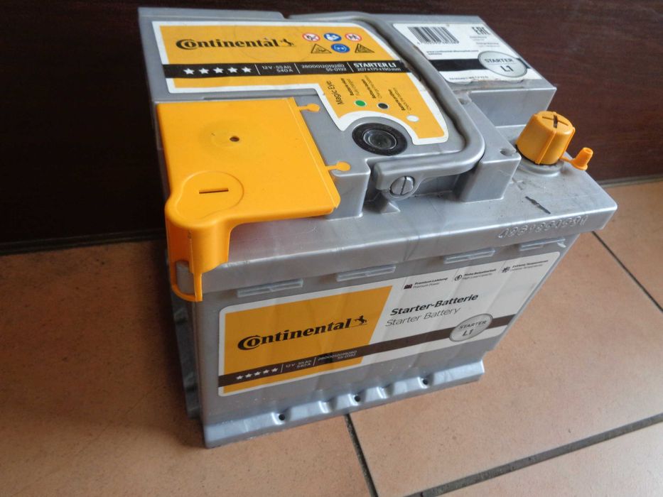 Akumulator Samochodowy CONTINENTAL 12V 55Ah 540A - NOWY - ANDAR