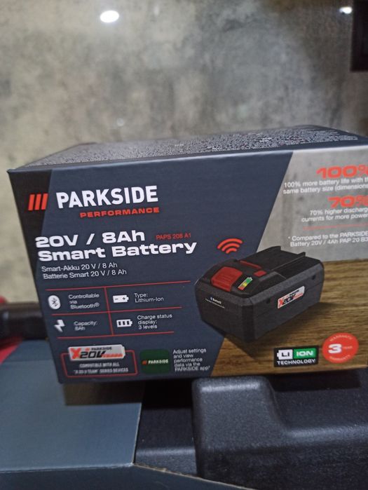 Klucz udarowy parkside performance 1356Nm  z baterią 8ah Nowe  5lat gw