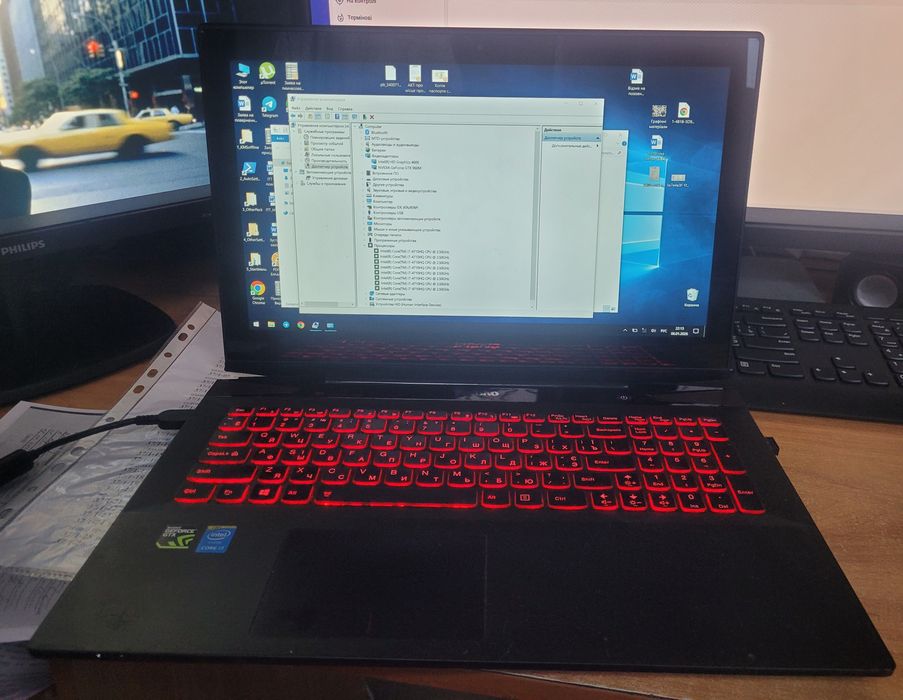 Сенсорный Lenovo Y50-70 16Gb RAM SSD 1T Intel I7-4710HQ