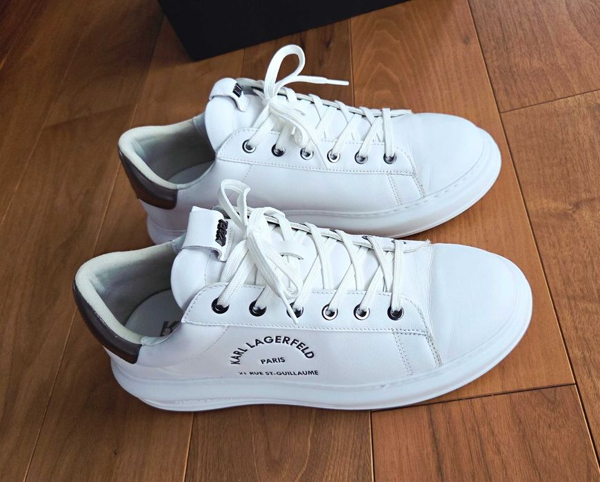 Buty Karl Lagerferd białe roz. 44 KL52539K 011 jak NOWE