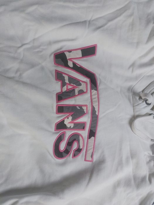Bluza biala vans xl